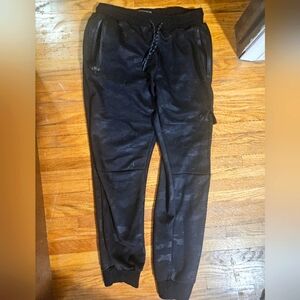 Premium Xpression size M black camo mens sweatpants/joggers with pockets